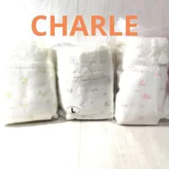 シャルレ　ショーツ　プリント3色　セット　ホワイト　L　小さな花柄 CHARLEのサムネイル