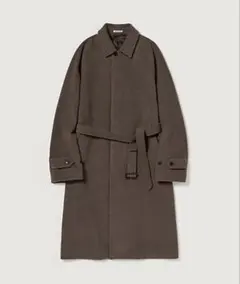 COOR Cashmere Blend High Neck Coat グレー L - メルカリ