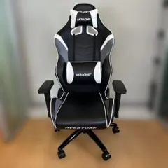 AKRACING OVERTURE ゲーミングチェア ブラック/ホワイト【美品】
