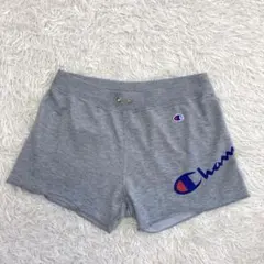 Champion チャンピオン ショートパンツ グレー L ロゴ入り