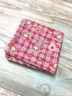 未使用　お邪魔ドレミ　平成レトロ　ドレミ　ランチクロス　給食　総柄