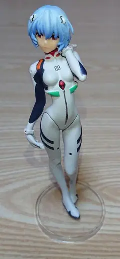 エヴァンゲリオン 綾波レイ ミニフィギュア プラグスーツ ディスプレイ