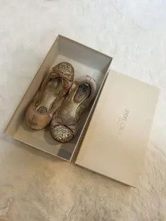 JIMMY CHOO グリッター バレエシューズのサムネイル