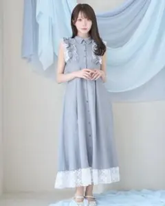美品】ローズティアラ Audie a Muses ライトデニムワンピース 42