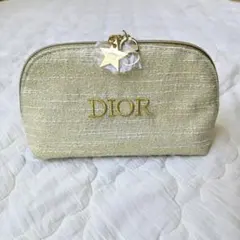 Dior ディオール ノベルティ ポーチ ゴールド ラメ 化粧ポーチのサムネイル