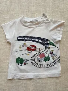 familiarファミリア おはなしTシャツ 新幹線 80cm - メルカリ