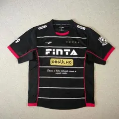 FINTA プラクティスシャツ 150 ブラック サッカー フットサルのサムネイル