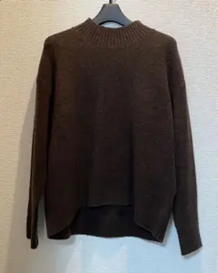 UNIQLO　ユニクロ　スフレヤーンモックネックセーター（長袖）Sサイズ ニット