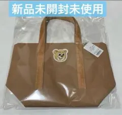 ラブラリー　オールドテディ　ワッペントートバッグ　小　ベージュ　.