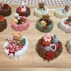 レジン パーツ ミニ猫 チョコレートパフェ - メルカリ