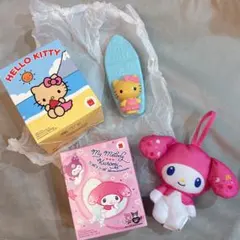 ハッピーセット ハローキティ 日焼け　マイメロディ マスコット