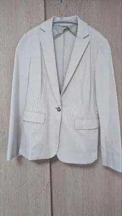 【美品】COMME CA ISM テーラードジャケット 9 ホワイト