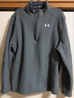 Under Armour グレー ハーフジップ トレーナー 2XL