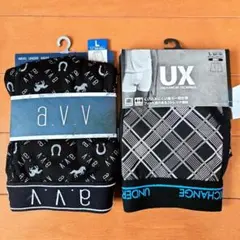 【a.v.v】&【UX】前開き ボクサーパンツ Lサイズ 2点セット