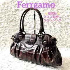 本物 フェラガモ ショルダーバッグ レディース パイソン マリッサ ガンチーニ 楽天市場】【美品】 フェラガモ ショルダーバッグ マリッサ ガンチーニ