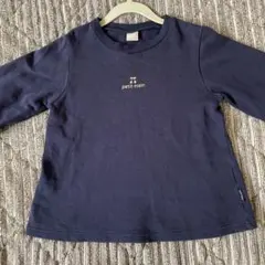 petit main 長袖トップス ネイビー 120cm
