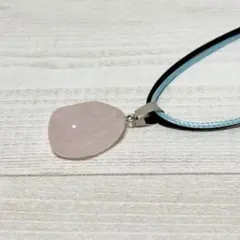 天然石　ローズクォーツ　ペンダント　C