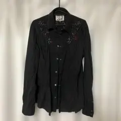 Kohshin Satoh コウシンサトウ　ロングカーディガン　カシミヤ混　花柄 Kohshin Satoh コウシンサトウ ロングカーディガン カシミヤ混 花柄