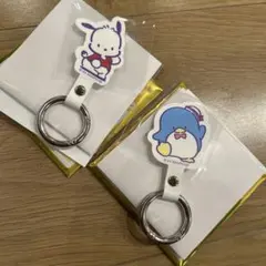 【サンリオ】新品✨スマホリング２個ぽちゃっこタキシードサムシール付き