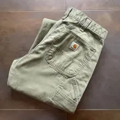 W32×34　carhartt カーハート　ペインターパンツ　コットン　カーキ