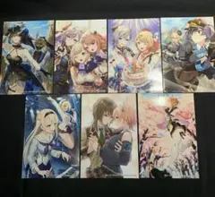 アズールレーン 特典 イラストカード リーフレット 小冊子 キャラ