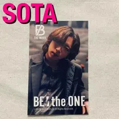 ソウタ BE FIRST BE the ONE 特典ステッカー シール トレカ