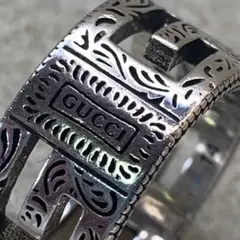 GUCCI ダブルG リング シルバー 14号 - メルカリ