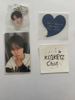KO1KEYZ カプセルトイ 顔面アクキー ネームプレート ステッカー