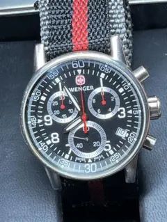 WENGER クロノグラフ 7081X DAY WR100 マジックバンド　稼働のサムネイル