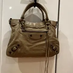 美品☆ バレンシアガ ザ ペーパー ジップアラウンド A4サイズ イエロー 