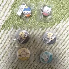 ちいかわ　くら寿司　マスコット　缶バッジ