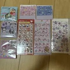 キャラクター フレークシール 8枚セット