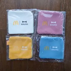 マクドナルド 福袋 2024 コインポーチ４個セット