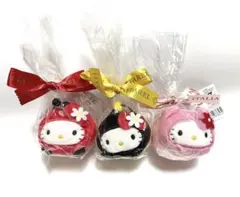 新品 カファレル マメプチ キティ はち テントウムシ ねこ ぬいぐるみ 3点