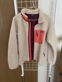 patagonia レトロX フリースジャケット　ベージュ/オレンジ　XXL