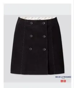 ユニクロ　INES DE LA FRESSANGE コーデュロイ巻きスカート　M