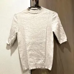 【お値下げ中】NOLLEY’S 半袖ニット リブ編み
