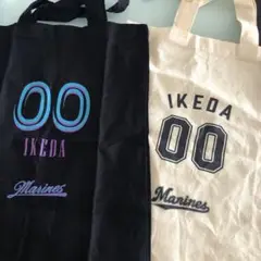 千葉ロッテマリーンズ　ミニトートバッグ　ガチャ　池田来翔