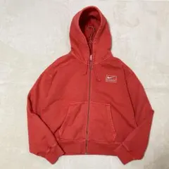 【美品】完売品 Nike x Stussy フルジップ フーディ レッド M