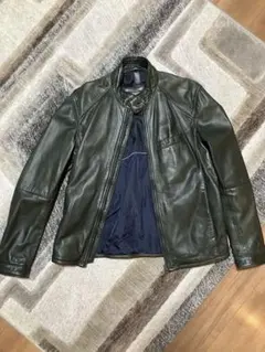 Massimo Dutti レザーライダースジャケット 2026年最新】Massimo Dutti メンズ レザージャケット・ライダースの