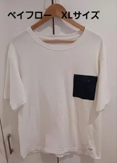 BAYFLOW ポケット付きTシャツ ホワイト サイズ4　メンズのサムネイル