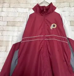 ダンブルック ナイロンジャケット 刺繍 NFL ボルドー ホワイト グレー XLのサムネイル