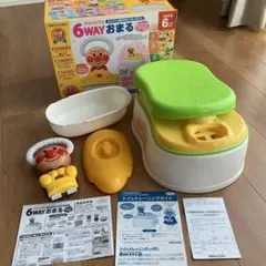 アンパンマン 6WAY おまる おしゃべり付き　補助便座のサムネイル