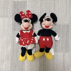 2226 Disney ディズニー ミッキー ミニー ぬいぐるみ セット 希少