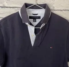 TOMMY HILFIGER半袖ポロシャツネイビーMサイズ中古