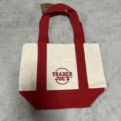 Trader Joe's ミニトート レッド 新品タグ付