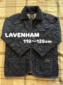 LAVENHAMキッズ ネイビーキルティングジャケットサイズ6/120㎝