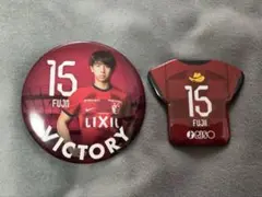 鹿島アントラーズ　藤井智也選手　ブラインド缶バッチセット