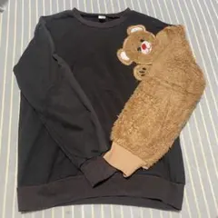SHEIN くま刺繍トレーナー 10Y
