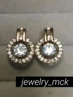 CZダイヤモンドピアス